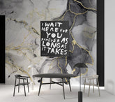 gold accents black marble 3D wallpaper murals