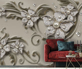 classic flower Dim brown colour