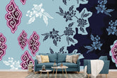Elegant Batik Mural Wallpaper: Timeless Art for Modern Homes