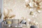 Elegant Flowers Mural Wallpaper