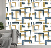 Abstract square seamless pattern