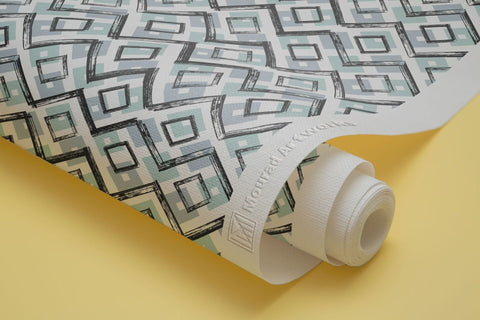 Bohemian Diamond Mural Wallpaper:  A Touch of Artistic Flair