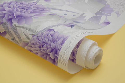 purple and petal