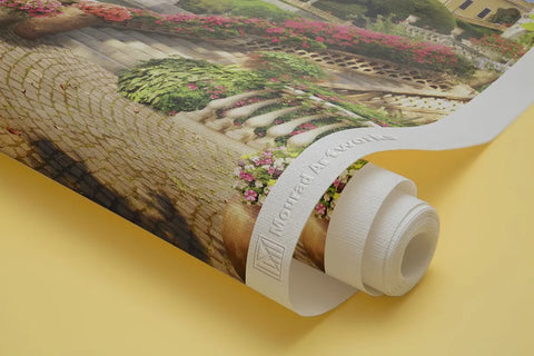 Breathtaking Mediterranean Villa 3D Mural Wallpaper | Mourad Artworks Dubai