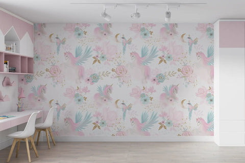 Unicorns with pink manes