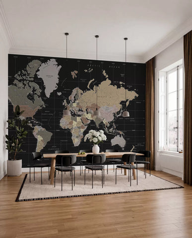 Detailed map of the world
