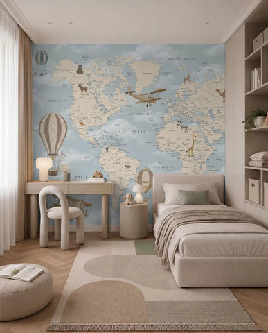 World, map and atlas