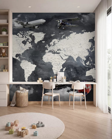 Map and planes