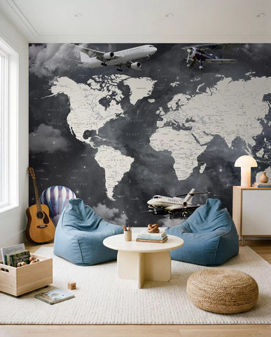 Map and planes