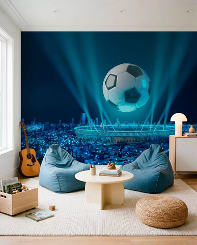 Ball against the background of the stadium