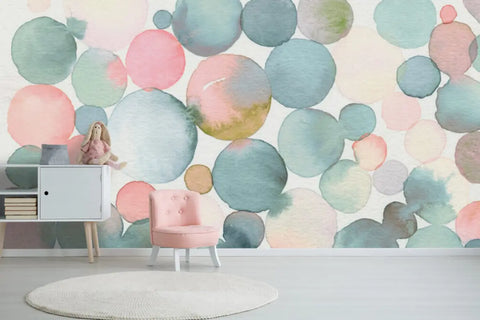 Watercolor bubbles