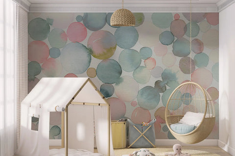 Watercolor bubbles