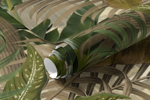 Tropical jungle and leaves