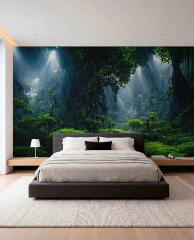 Natural forest landscape