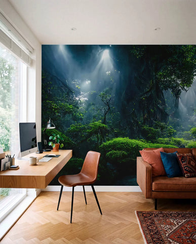 Natural forest landscape