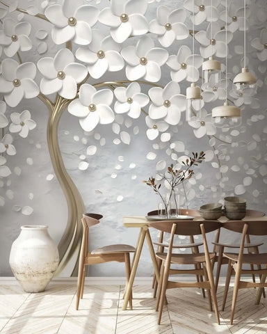 Tree of White Petals