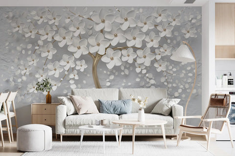 Tree of White Petals