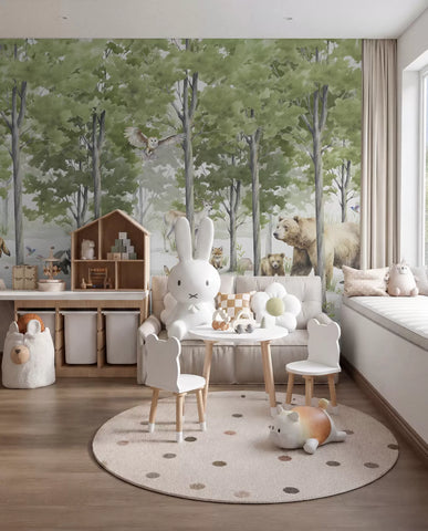 Forest with animals