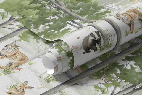 Forest with animals