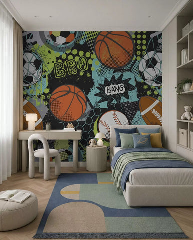 Abstraction with sports balls