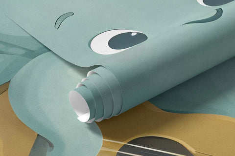 Cheerful, creative octopuses in the underwater world