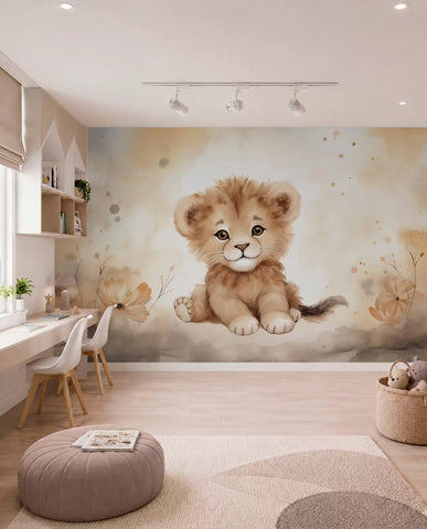 Little lion cub