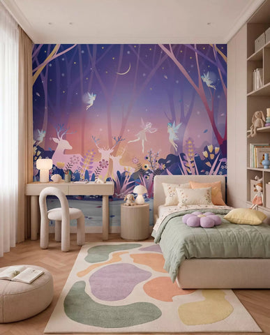 Night dancing in the fairy forest