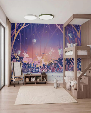 Night dancing in the fairy forest