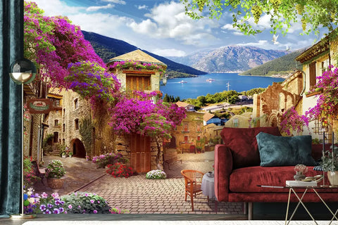 Old Town Mural Wallpaper