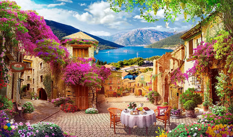 Old Town Mural Wallpaper