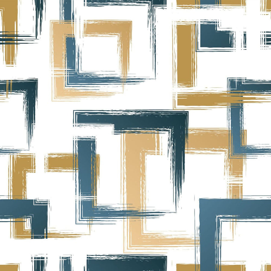 Abstract square seamless pattern 3D