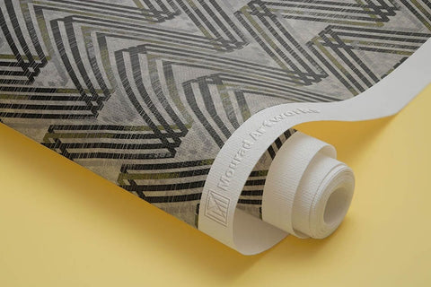 Geometric Mural Wallpaper: Modern Abstract Art for Stylish Interiors