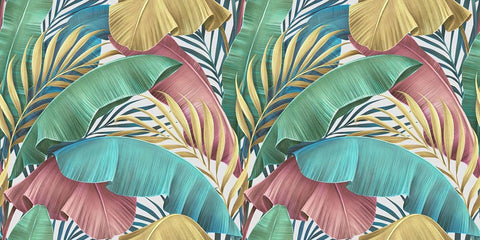 Tropical Paradise Mural Wallpaper: Bring the Exotic Indoors