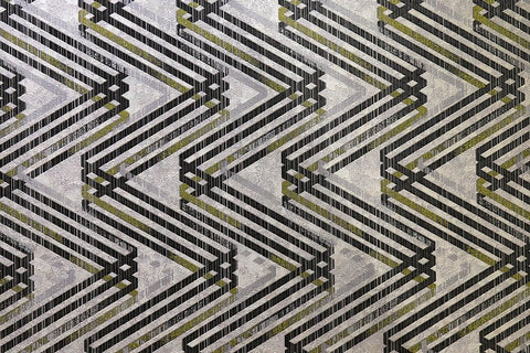 Geometric Mural Wallpaper: Modern Abstract Art for Stylish Interiors