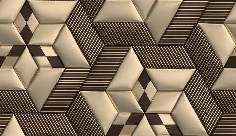 A brown and gold striped pattern
